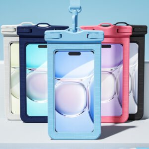 Phone case with touch screen submersible sealed bag